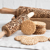 Embossed Rolling Pin - Green Cookware Shop